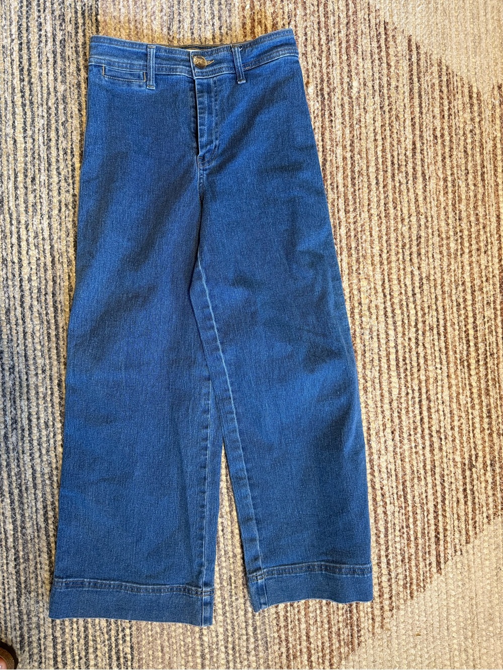 H&M Wide Leg Dark Blue Denim Jeans